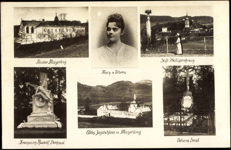 Photo Ak Mary v. Vetsera, mistress of Crown Prince Rudolf of Austria (b/w photo)