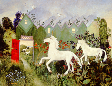 A place for Unicorns, 2002 (acrylic)