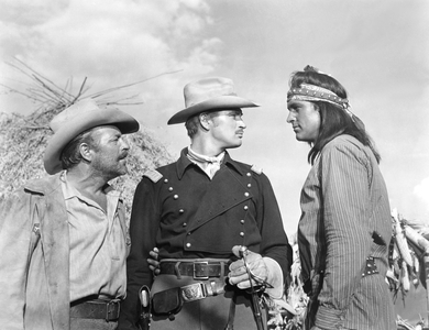 Gregg Palmer And Rock Hudson, Taza, Son Of Cochise 1954 Directed By Douglas Sirk