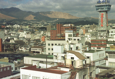 Panorama from Beppu to Kiuschu, 1999 (photo)