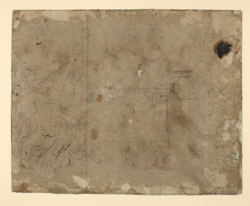 Figure studies (verso), c.1606 (pen and grey-brown ink, wash & black chalk  on grey-brown paper)