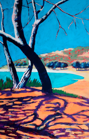 Peguera #2, 2021 (acrylic on board)