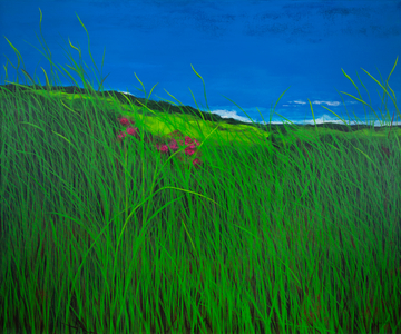 The Power of Flowers, 2020 (acrylic on canvas)