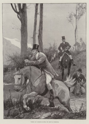 Where You Cannot Go Over, You Must Go Through (litho)