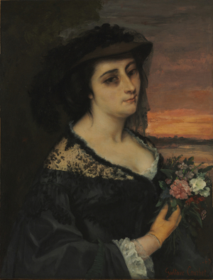 Mme L... (Laure Borreau), 1863 (oil on fabric)
