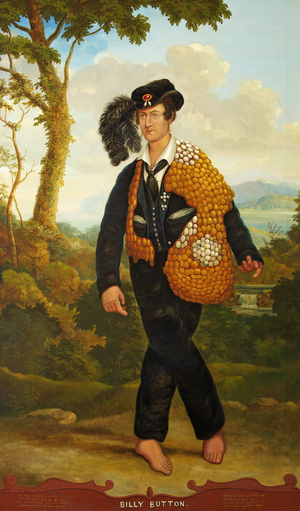 Portrait of Billy Button, the Singing Minstrel, c.1830 (oil on canvas)
