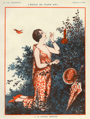 La Vie Parisienne Magazine Plate, France, 1920s (print)