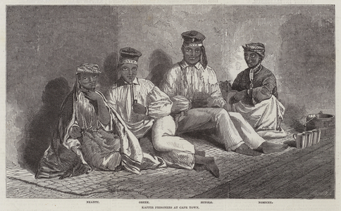 Kaffir Prisoners at Cape Town (engraving)