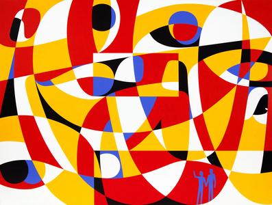 Creativity, 1991 (acrylic on board)