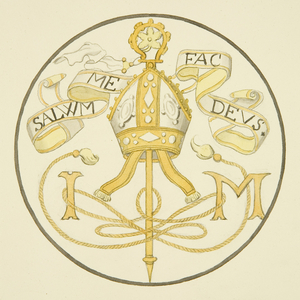 Stained glass from Canynges' Chapel (w/c on paper)