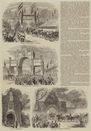 The Queen's Visit to Warwickshire (engraving)