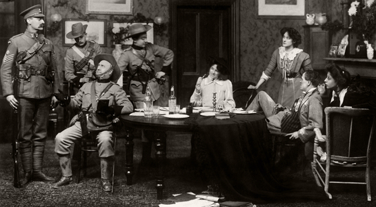 Guy du Maurier's 1909 play 'An Englishman's Home' featuring Charles Weir, E