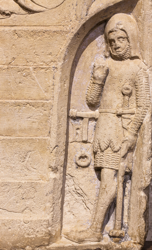 Consecration of a bishop, 14th century (limestone)