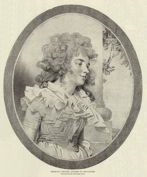 Georgina Spencer, Duchess of Devonshire (engraving)