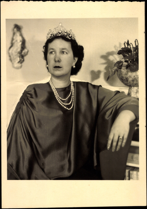 Photo Ak Hereditary Princess Marie von Leiningen and Russia (b/w photo)