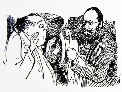 Edward Lear (1812  1888) Right with one of his characters.