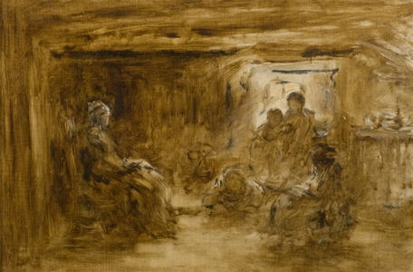 Early Sketch for 'The Legend', 1864 (oil on canvas)