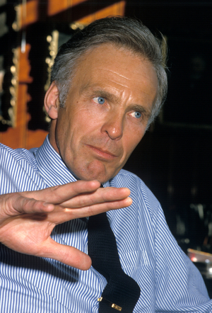 Oslo, 1986-04: CEO. Pål Kraby in the Norwegian Employer Association (NAF) ..., 1986 (photo)