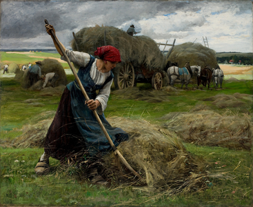 Haying Scene, 1884 (oil on canvas)