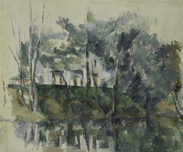 House on a River, 1885-90 (oil on canvas)