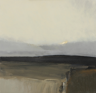 Landform - Sunrise, 2017 (mixed media on panel)