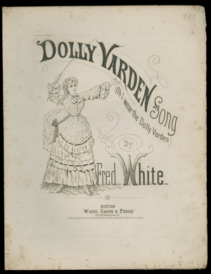 Dolly Varden Song (Oh I wear the Dolly Varden), 1872 (print)