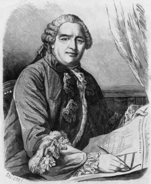 Henry Louis Duhamel du Monceau (1700-1782) French botanist and agronomist, engraving