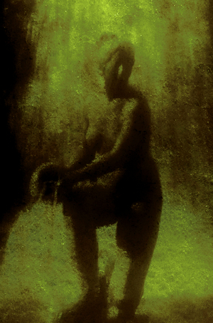 Statue of Woman and Fountain, Plaza de Espana in Madrid, 2004, Andre Burian, (b.1966/Brazilian), Photograph
