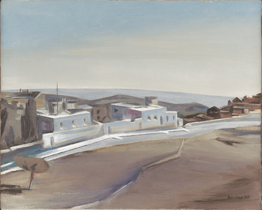 The Hospital of the Knights of St. John, Bethlehem Road, Jerusalem: Moonlight, 1923 (Oil on canvas)