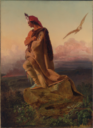 The Last of the Mohicans (oil on canvas)