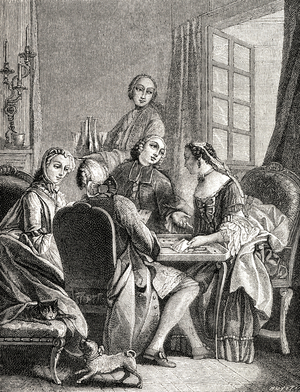 Daily life in French history, 1876 (engraving)