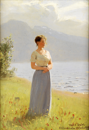 Strandheim, 1910 (oil on panel)