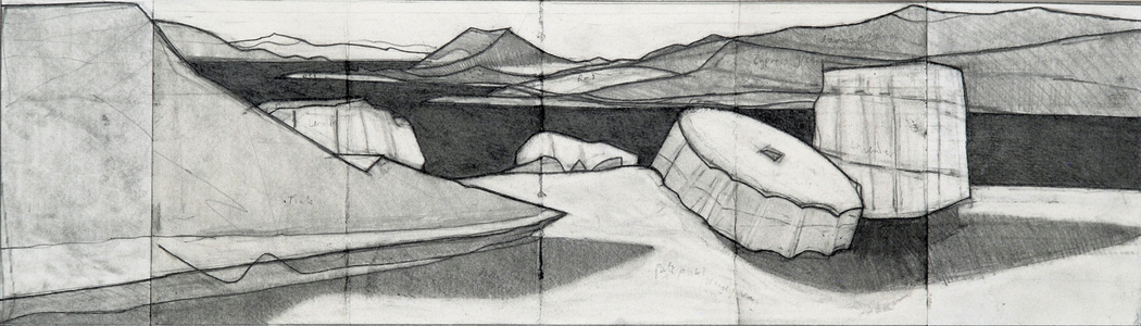 Sounion, 2010 (pencil on paper) 