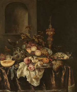 Still Life, 1655 (oil on canvas)