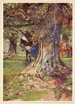 Una and the Red Cross Knight.