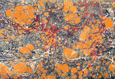 Decorative endpaper from a nineteenth century book