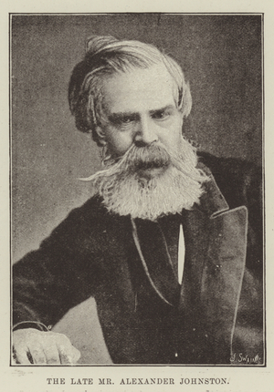 The late Mr Alexander Johnston (b/w photo)