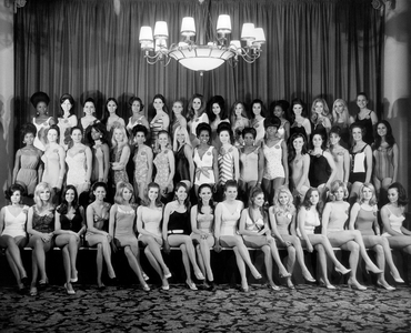 Contestant in The World Beauty Contest November, 8 1968 (b/w photo)