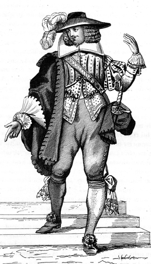 Abel Servien, French vintage clothes XVI century Luis kingdom XIII, King of France and Navarre