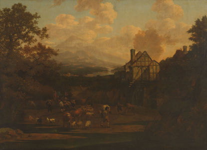 Plundering, 1650 (oil on canvas)