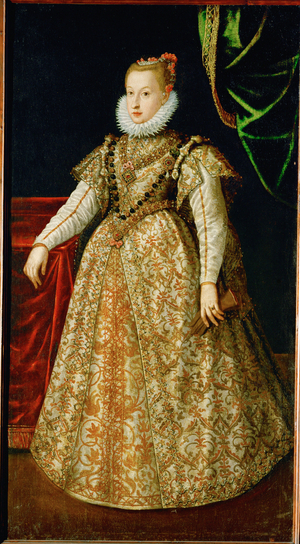 Anna Katharina Gonzaga, second wife of Archduke Ferdinand II of Tyrol, in her wedding dress (oil on canvas)