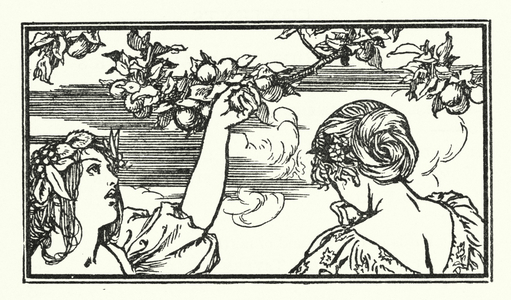 Illustration for Poems by John Keats (litho)