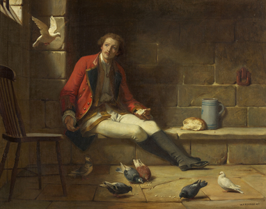 The Prisoner and His Guests, 1871 (oil on canvas)