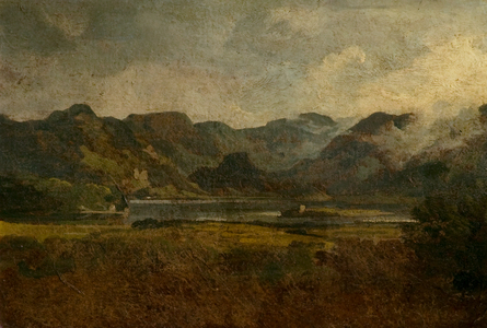 Derwentwater, Cumberland, c.1807 (oil on millboard)