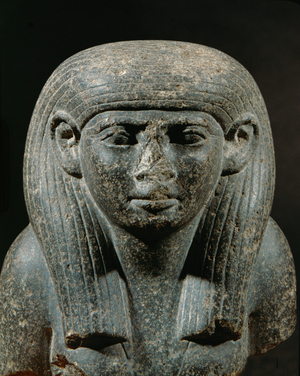 Diorite bust of a woman (sculpture)