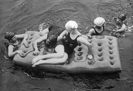 1920's Swimwear  (b/w photo)