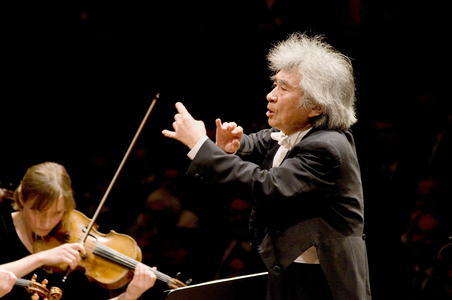 Seiji Ozawa conducting  Berlin Philharmonic Orchestra at Lucerne Festival 2007