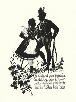 Silhouette by Hugo Strohl (litho)