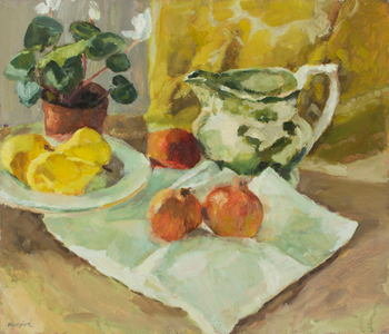 The White Napkin, 2014 (oil on board)