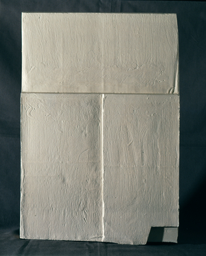 Cycladic Book, 1957 (plaster)